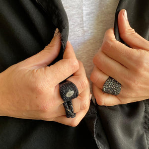 Sparks טבעת עין - סי סמדר אליאסף מעצבת תכשיטים בעבודת יד