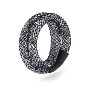 טבעת מנצנצת בכסוף -2 ליפופים - סי סמדר אליאסף מעצבת תכשיטים בעבודת יד