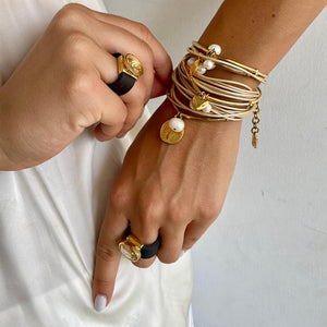 טבעת נצנוץ הזהב - סי סמדר אליאסף מעצבת תכשיטים בעבודת יד